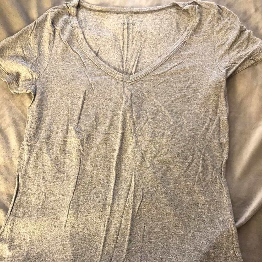 Gray v neck